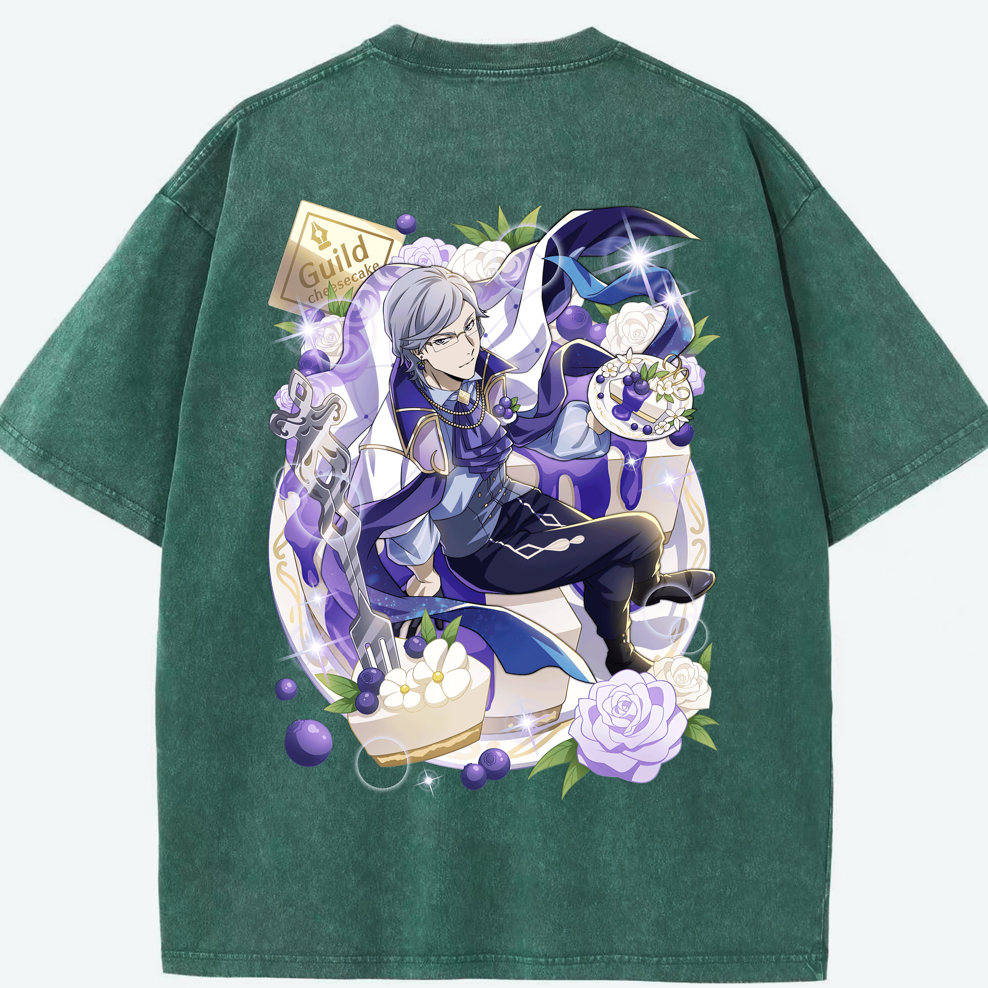 （画像用） 文豪ストレイドッグス Bungo Stray Dogs 綿100% ヴィンテージ風 半袖Tシャツ（背面プリント）
